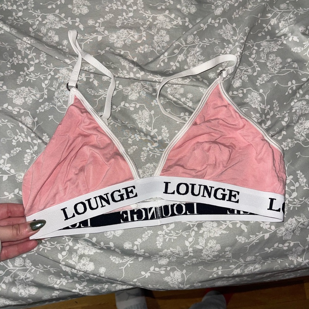 Lounge Pink Triangle Bralette